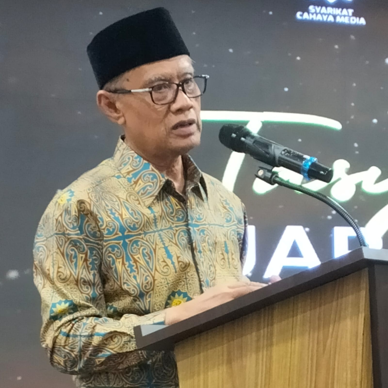 Ketua Umum Pimpinan Pusat Muhammadiyah Prof Dr H Haedar Nashir, MSi. Foto: Cris