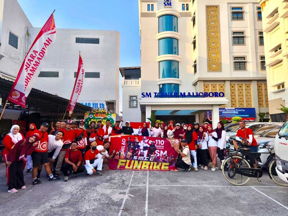 Fun Bike Milad 110 Suara Muhammadiyah. Foto: Nurvi (Magang)