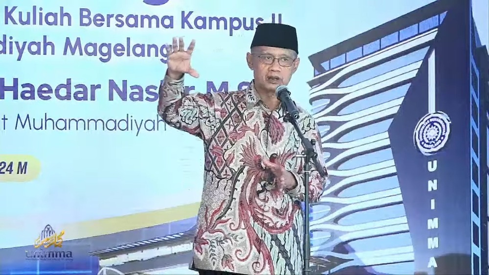 Ketua Umum Pimpinan Pusat Muhammadiyah Haedar Nashir