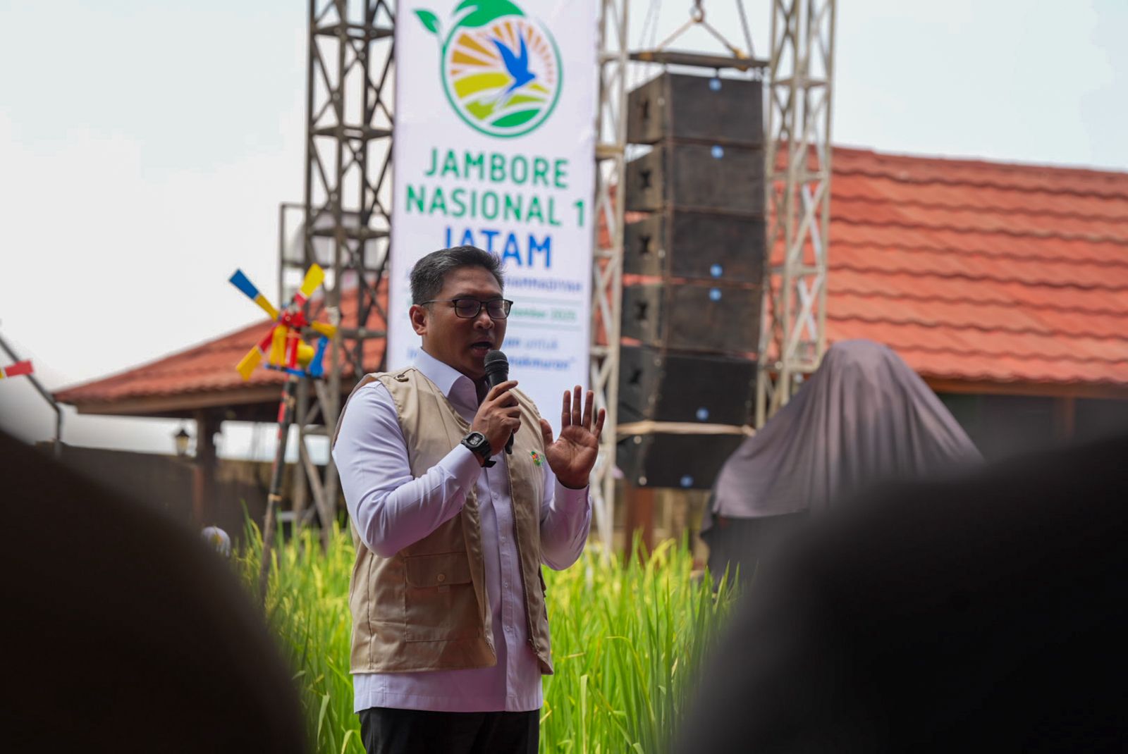 Wakil Menteri Pertanian, Sudaryono dalam Pembukaan Jambore Nasional 1 Jamaah Tani Muhammadiyah di UNIMUGO (20/9).