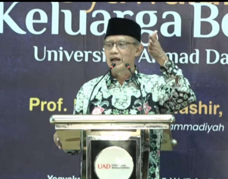 Ketua Umum Pimpinan Pusat Muhammadiyah Prof Dr H Haedar Nashir, MSi