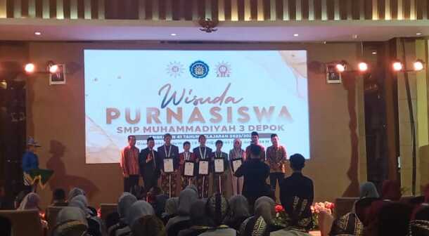 Wisuda SMP Muhammadiyah 3 Depok Sleman. Foto: Allegra